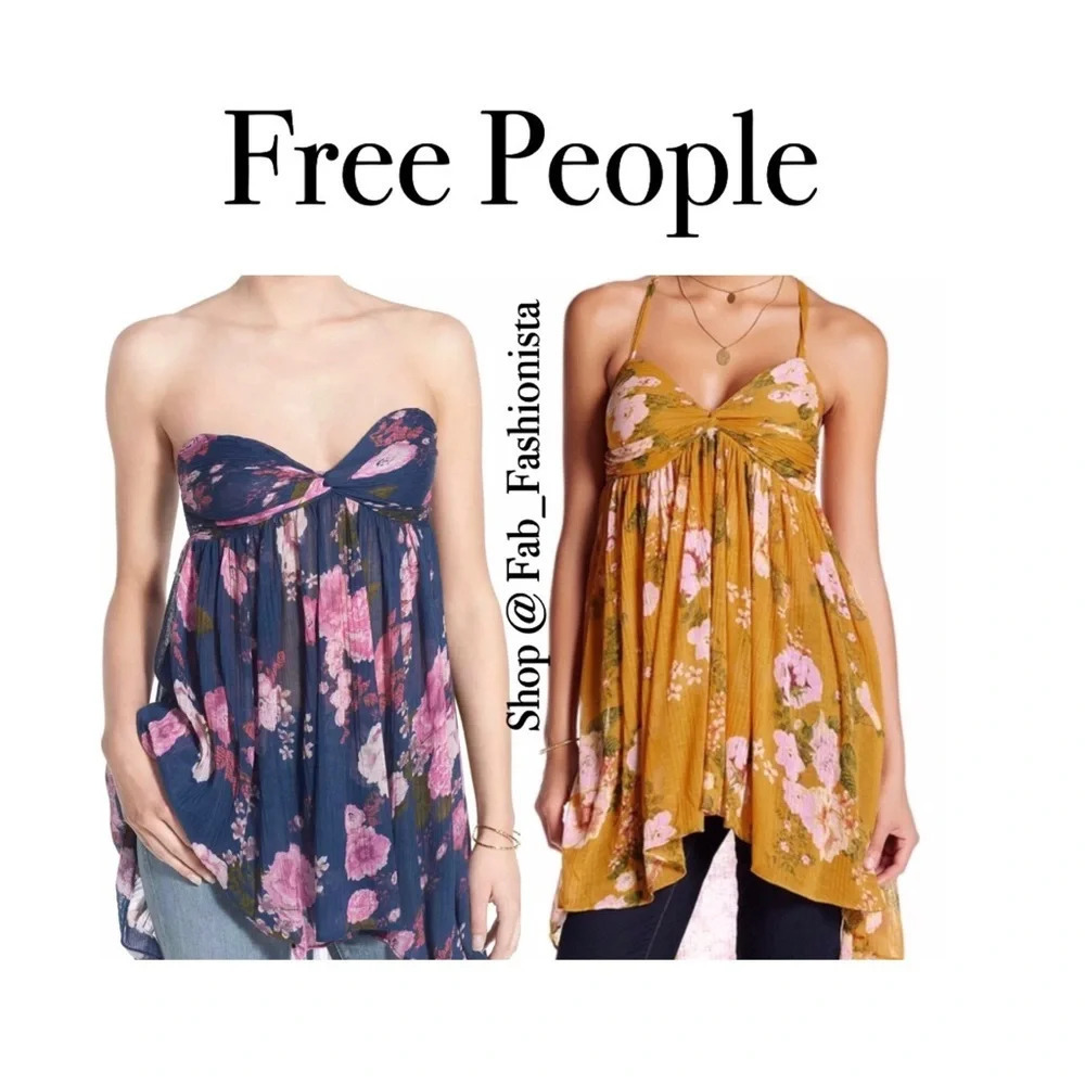 Free People floral Tunic dress size Xs